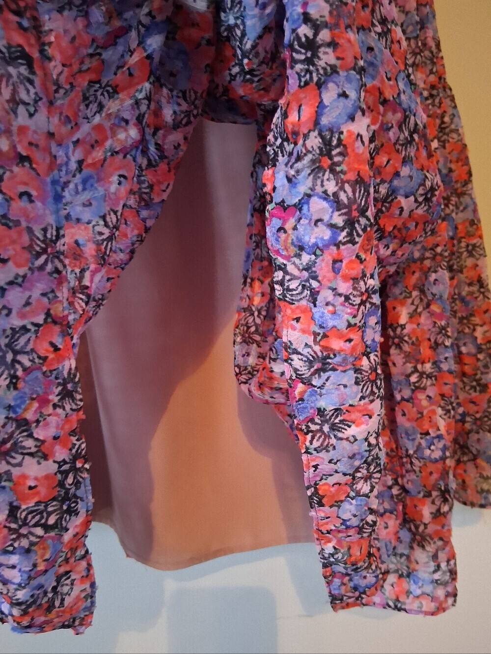 Rebecca Taylor Off-Shoulder Cosmic Floral Dress Size 4 - Picture 7 of 14